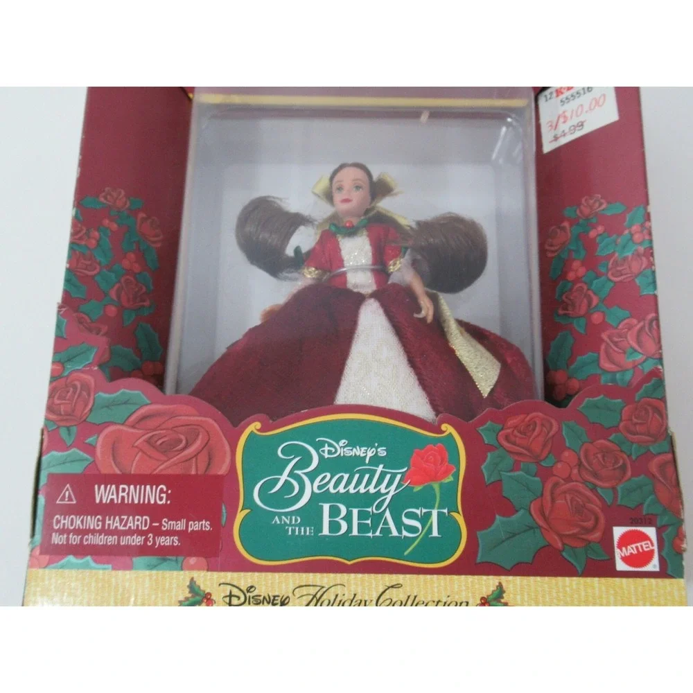 Mattel Disney Holiday Doll Beauty And The Beast‎ Belle Petite Princess Ornament